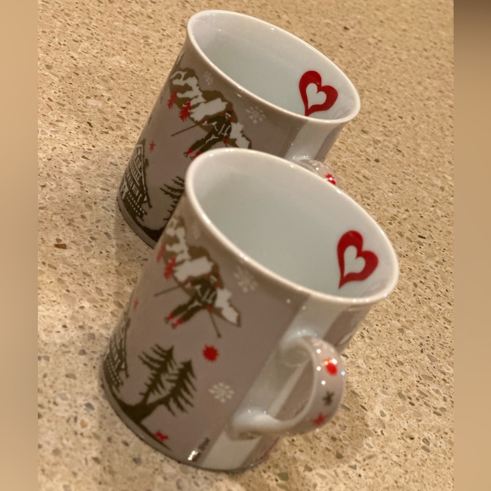 Mugs “Au sommet de la montagne rouge” Dimatasse 2 Mini Mugs by Fox Trot